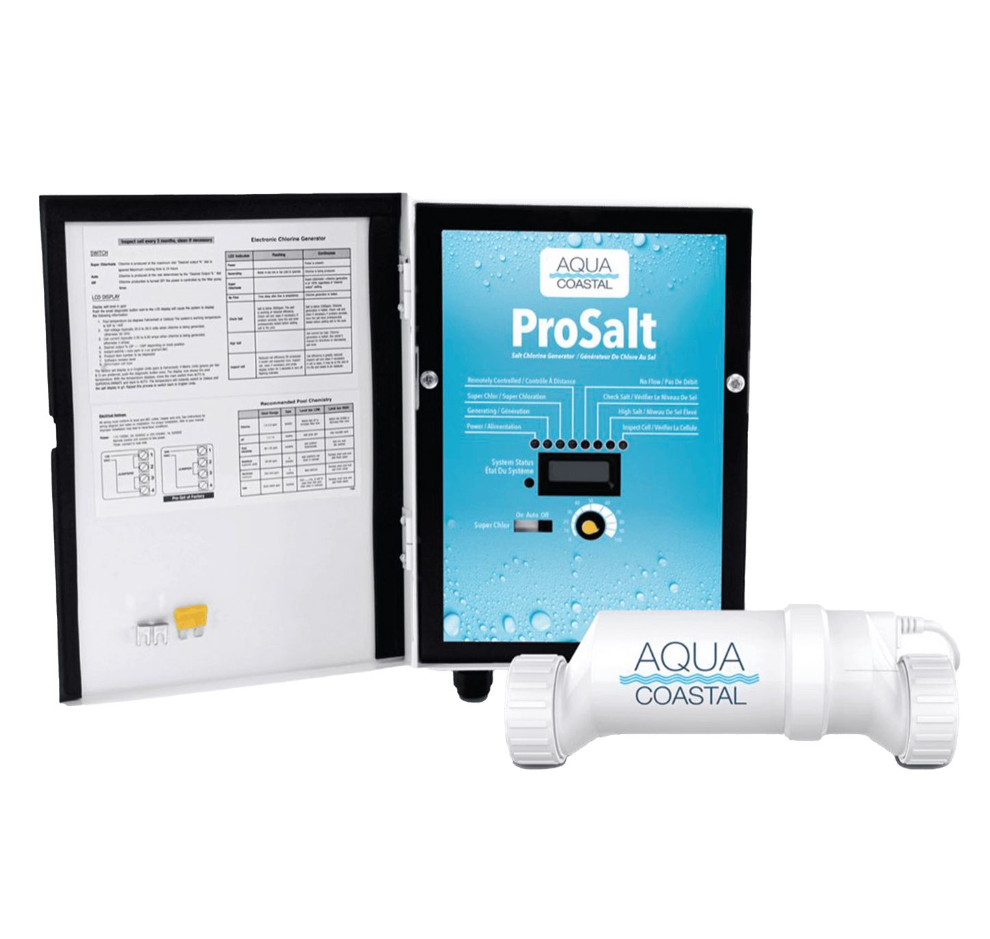 Aqua Coastal ProSalt Generator & 25K Gal Cell