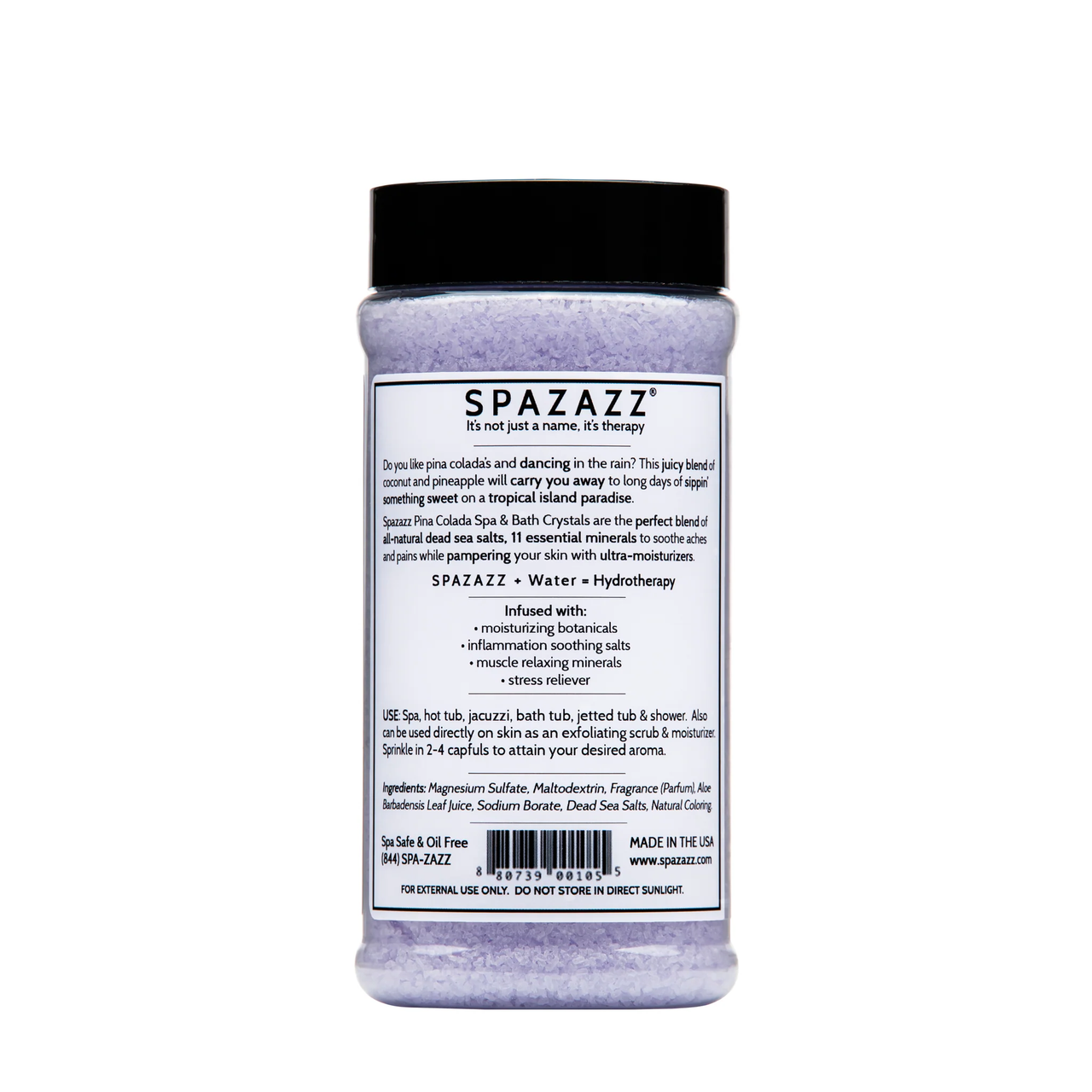 Spazazz Crystals, Pina Colada, 17oz