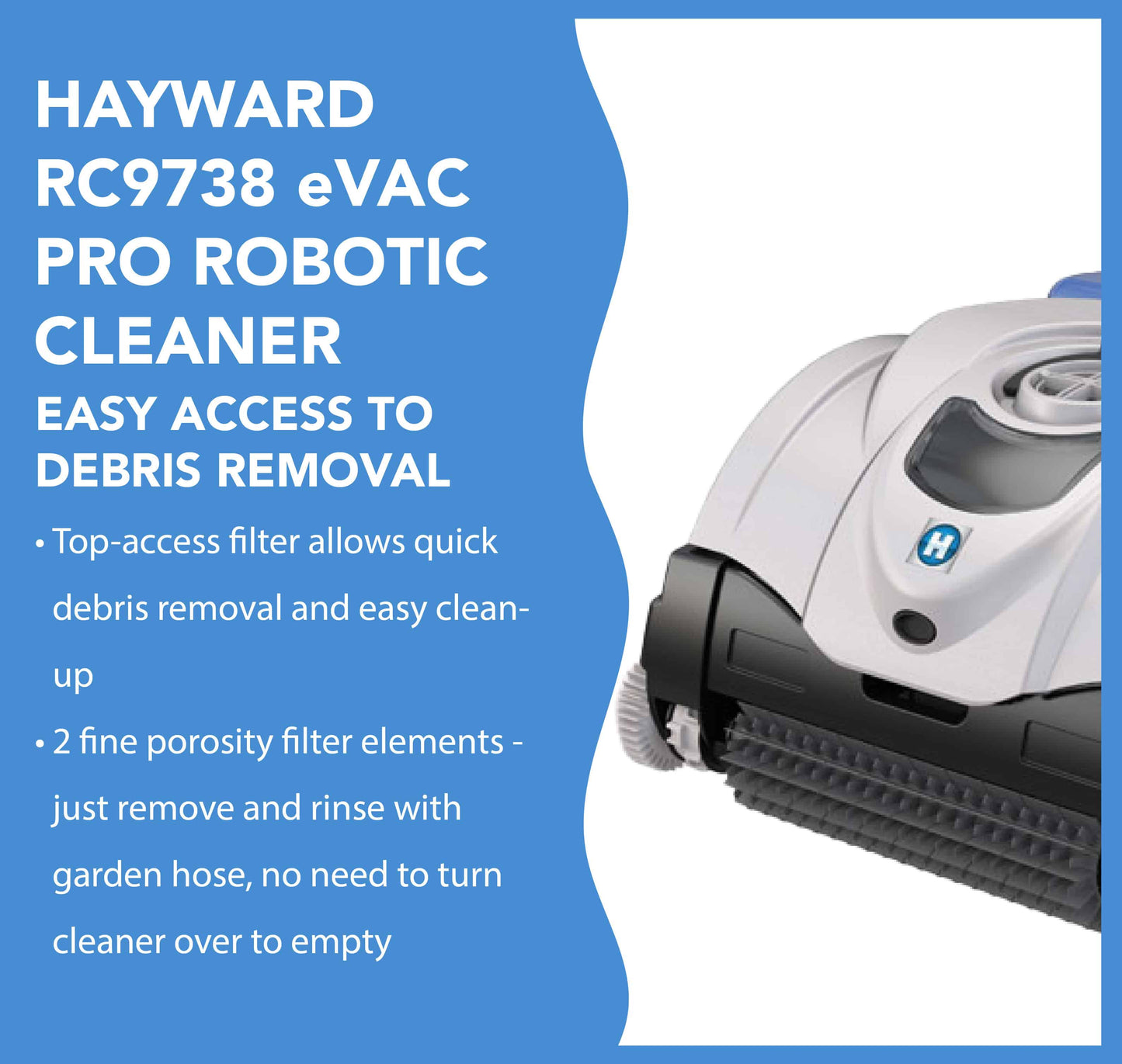 Hayward RC9738 eVac PRO Robotic Pool Cleaner