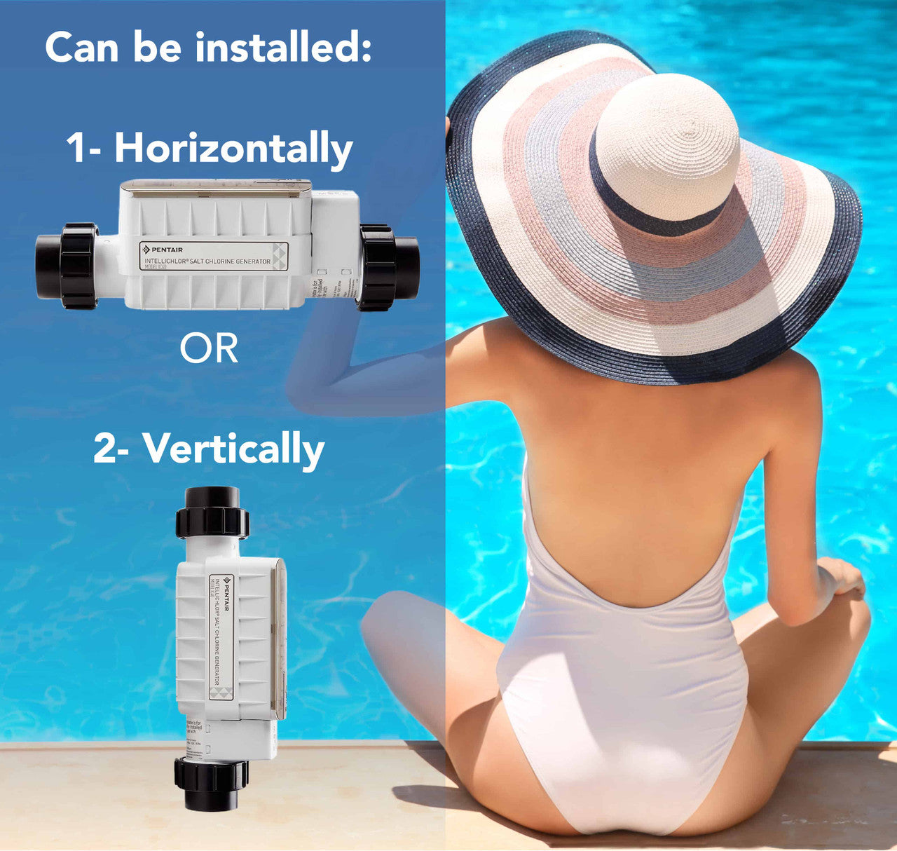 Pentair IntelliChlor IC40 Salt Cell System In Ground