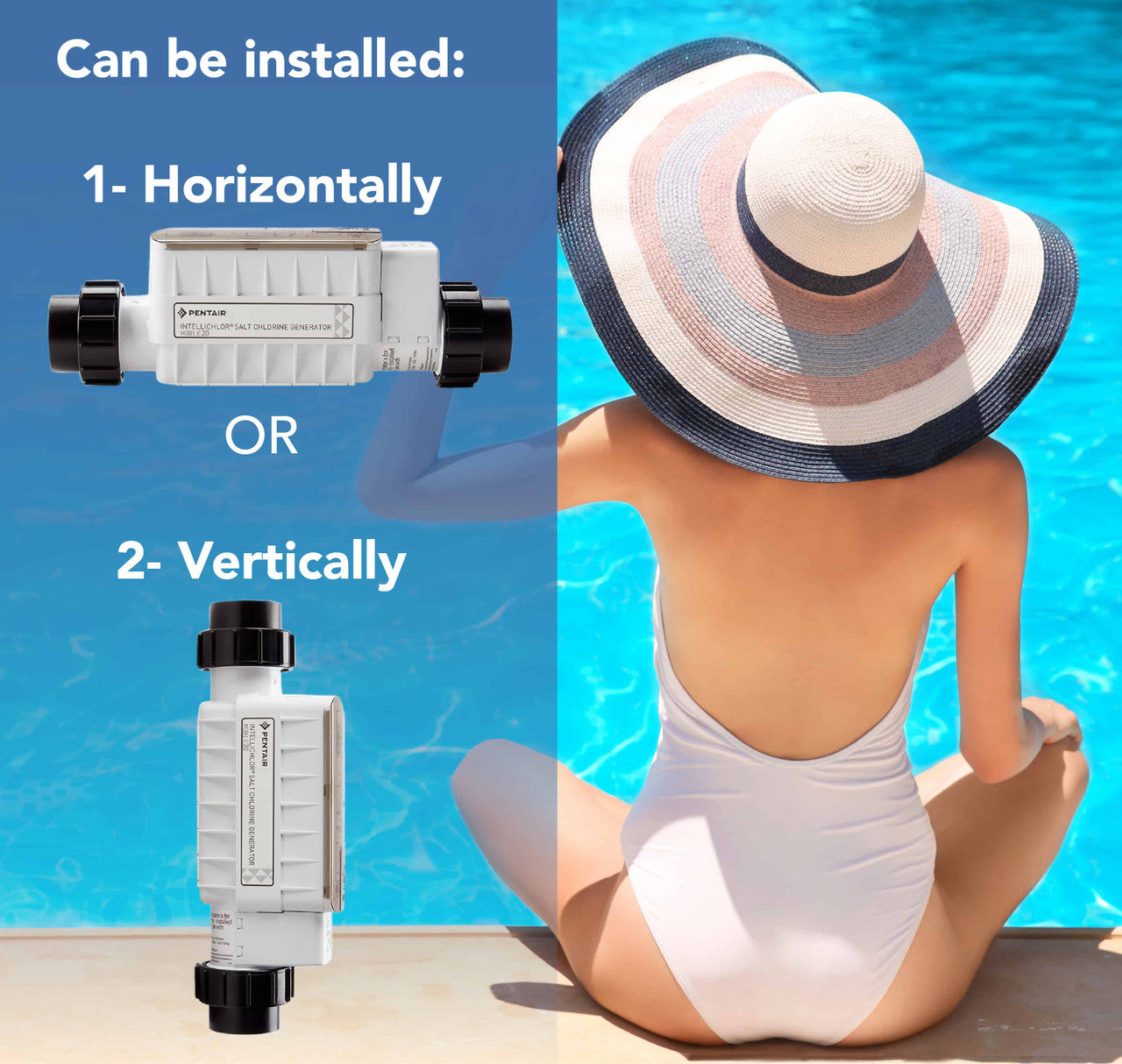 Pentair IntelliChlor IC20 Salt Cell System In Ground