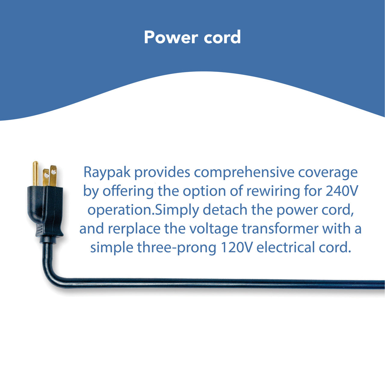 RayPak 106A Electronic 105,000 BTU Propane Heater