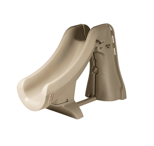 S.R. Smith SlideAway Safe Removable Inground Pool Slide (Taupe)