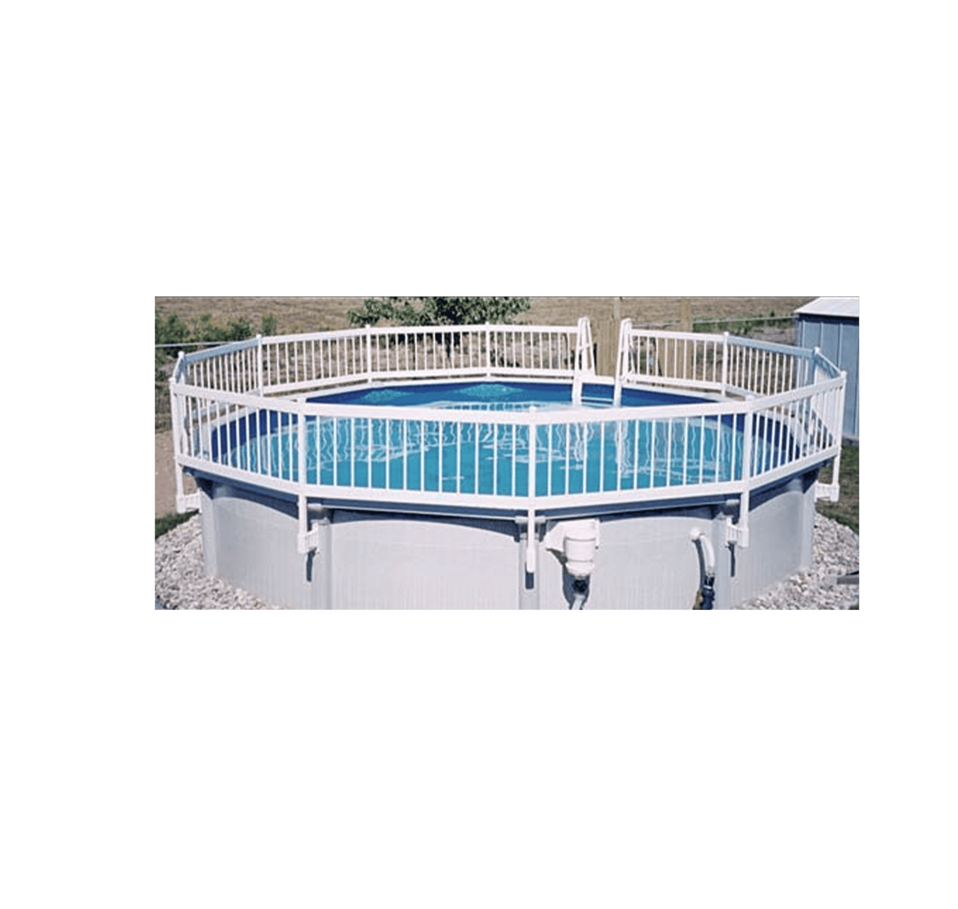 Add On Kit C - 2 Sections Above Ground Pool Fence - interpools