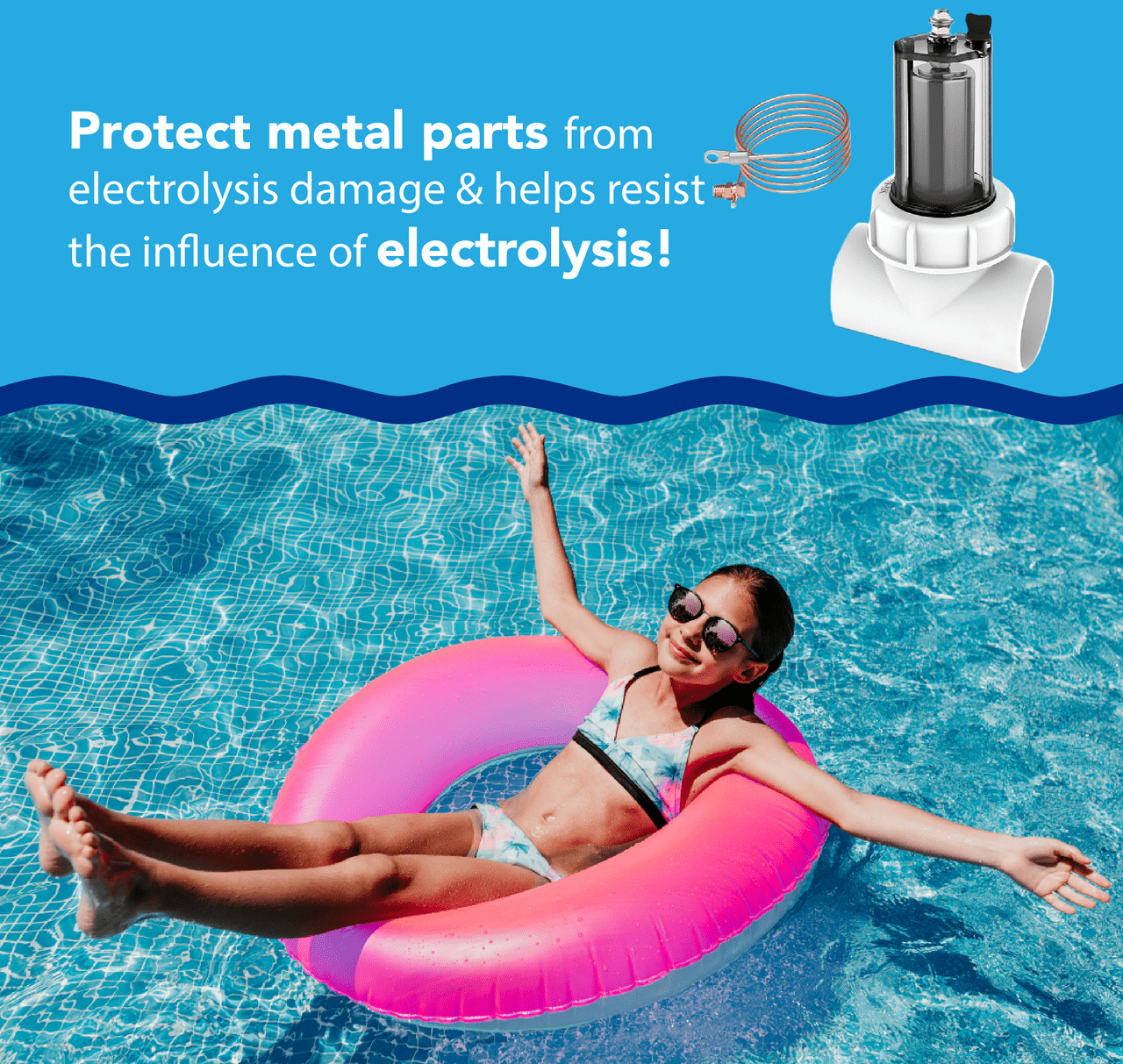 Aqua Coastal Inline Zinc Anode - interpools