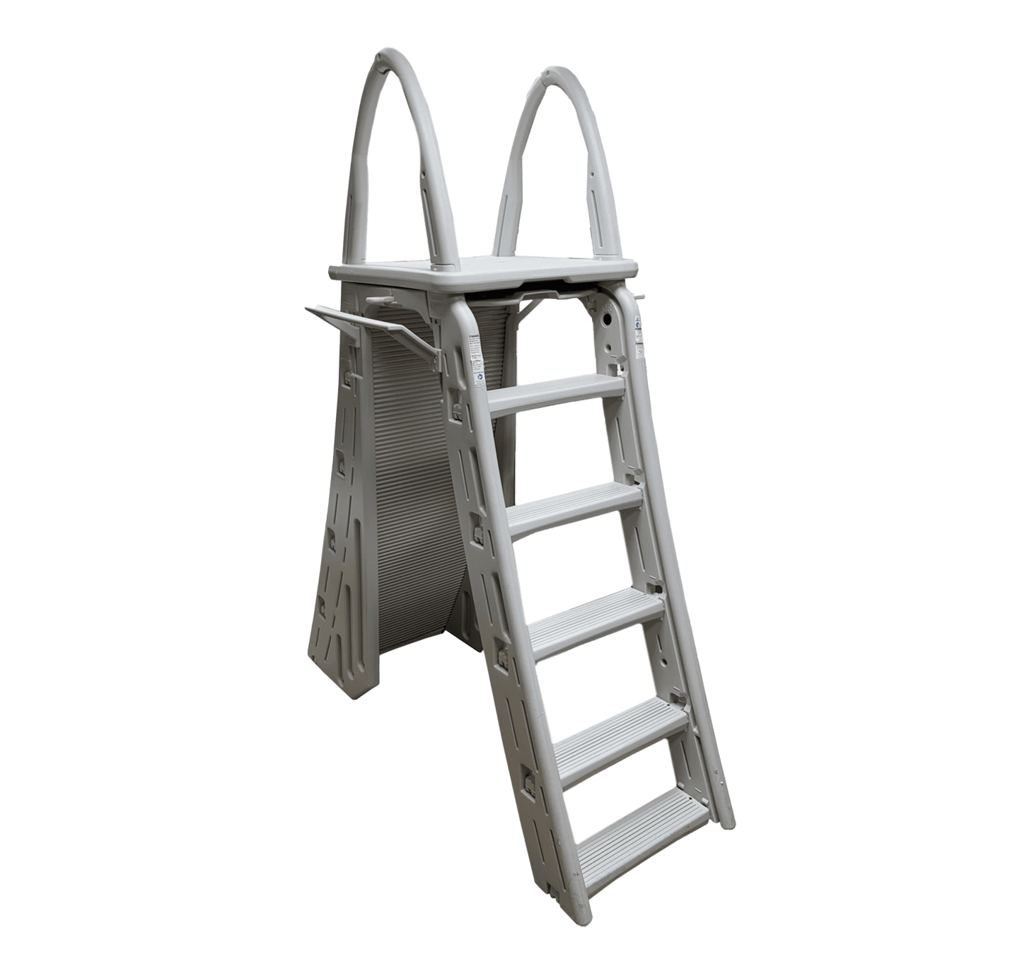 Confer Above Ground A-Frame Ladder with Roll Guard