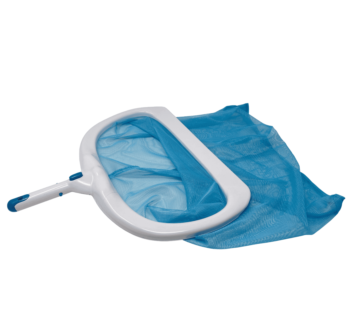 Large Pool Rake Deluxe Deep Leaf Rake With Easy Button - interpools – International ...