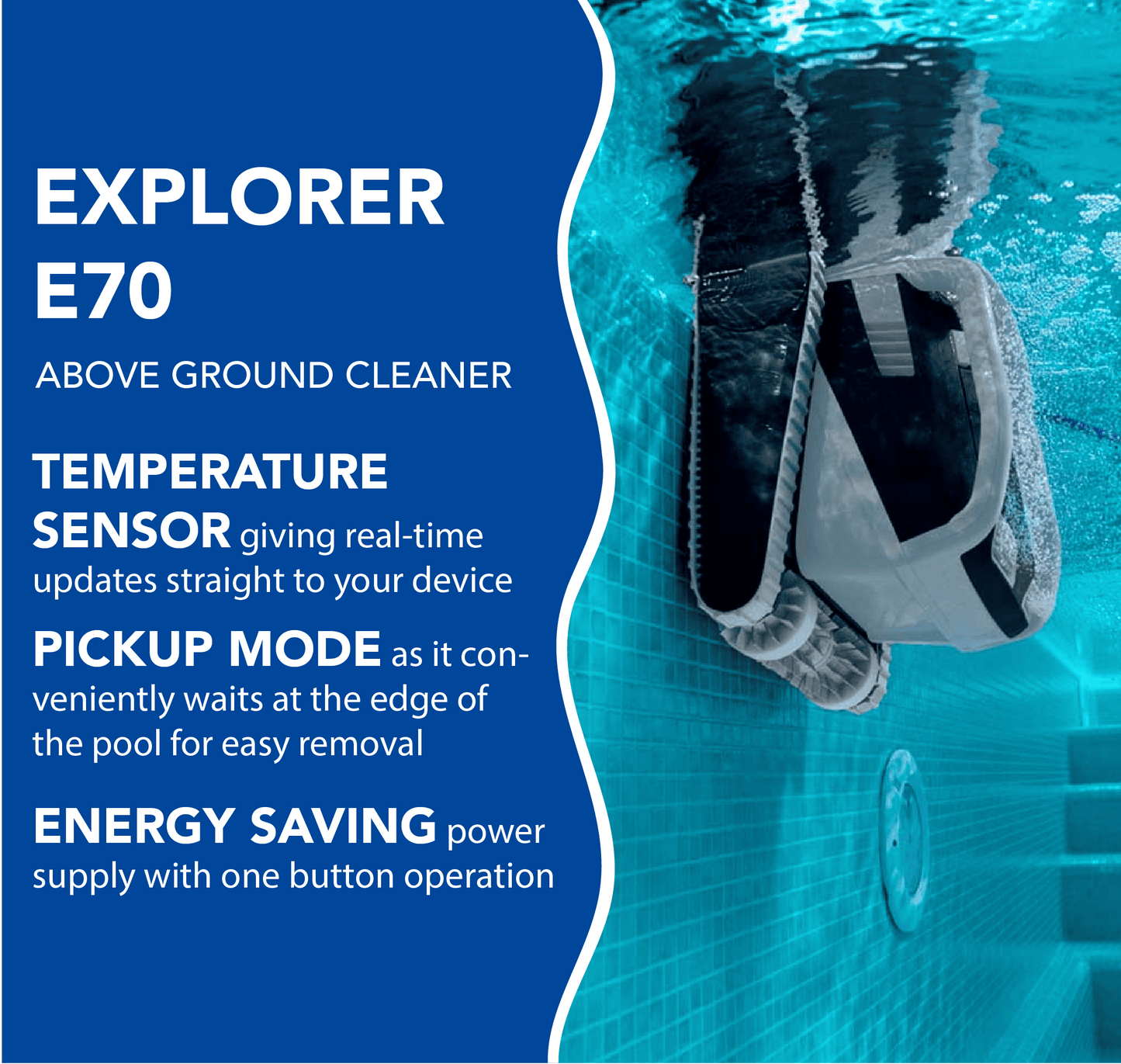 Dolphin E70 Robotic Pool Cleaner