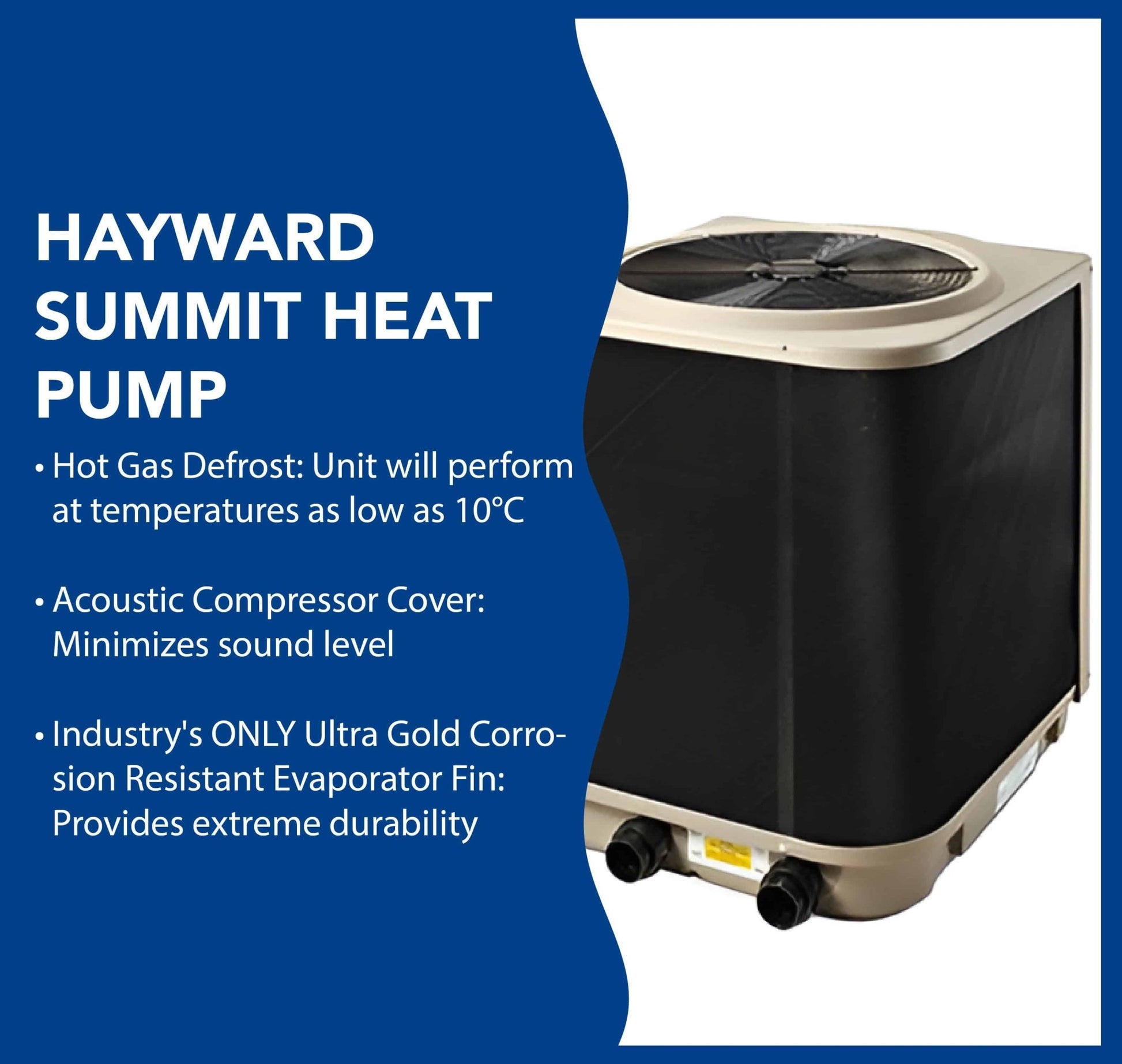 Hayward Summit Heat Pump - 95,000 BTU - interpools