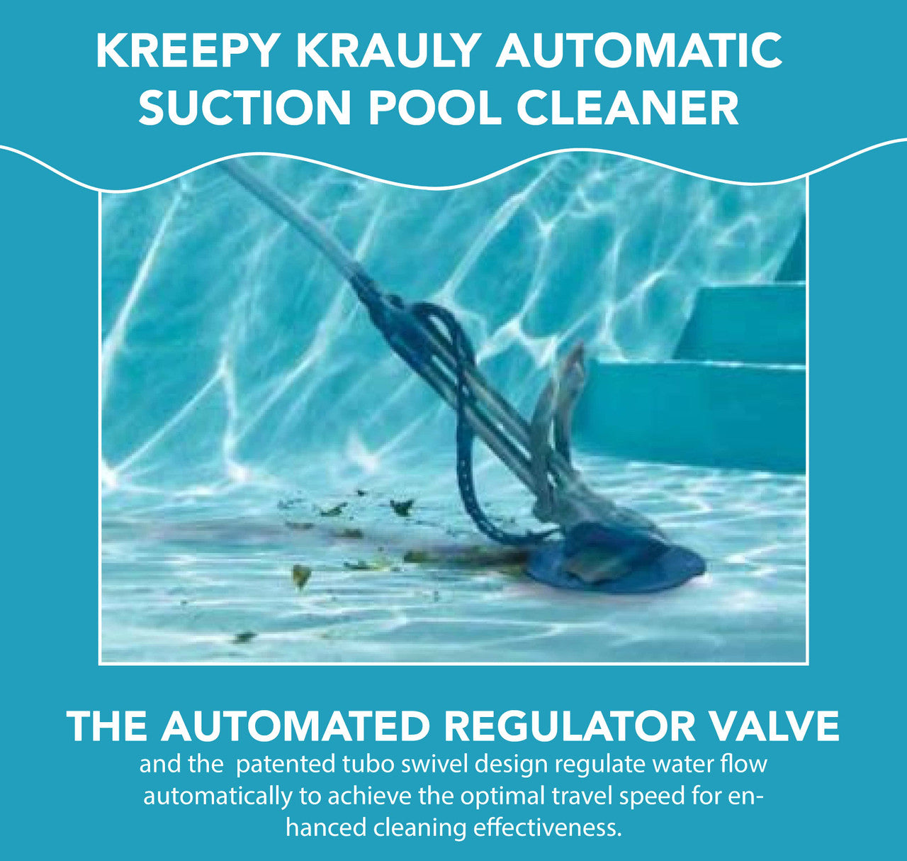 Pentair K70409 Kreepy Krauly Classic Inground Automatic Suction Pool Cleaner