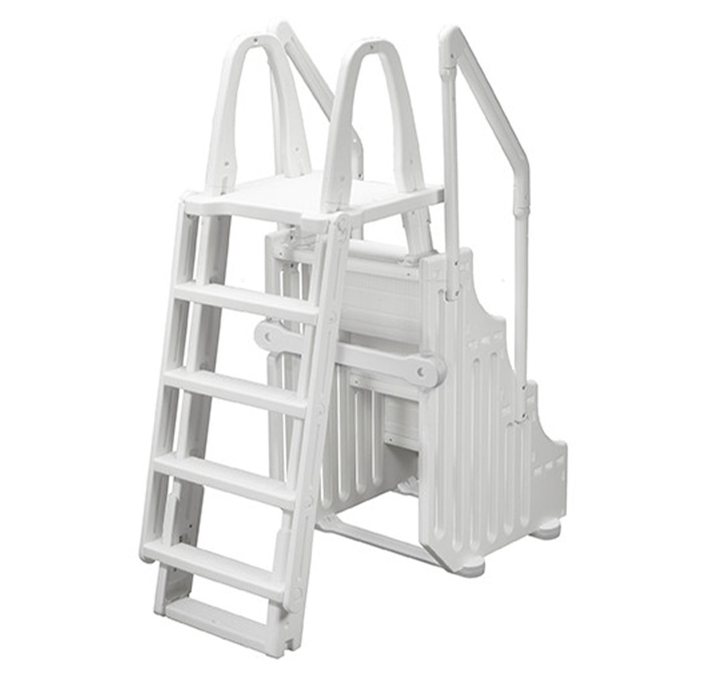 Ocean Blue 30" Mighty Step Outside Ladder Only ** STEP NOT INCLUDED ** - interpools