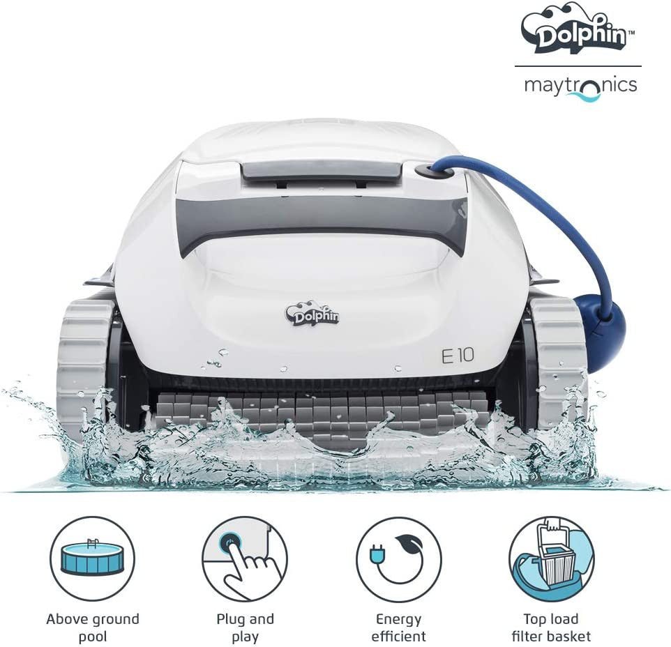 OPEN BOX DOLPHIN E10 ROBOTIC POOL CLEANER - interpools