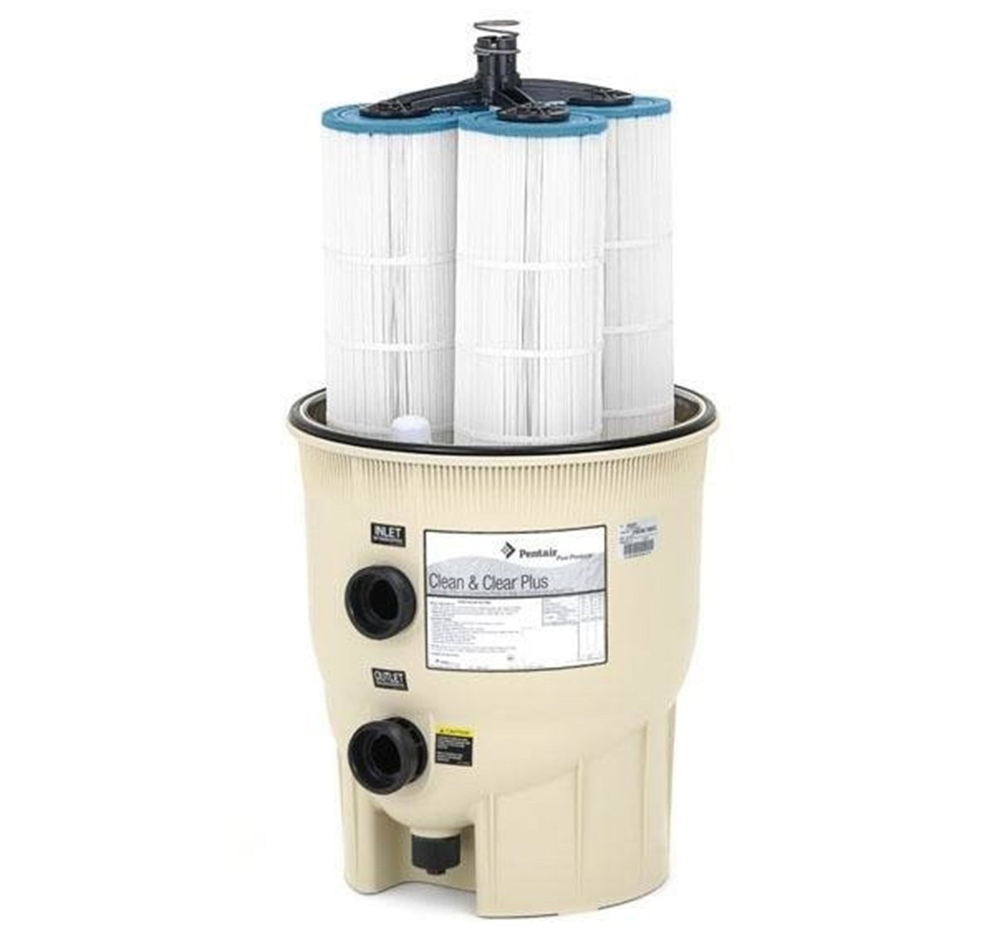 Pentair Clean and Clear Plus CCP420 Cartridge 420 sq. ft. In Ground Pool Filter - interpools