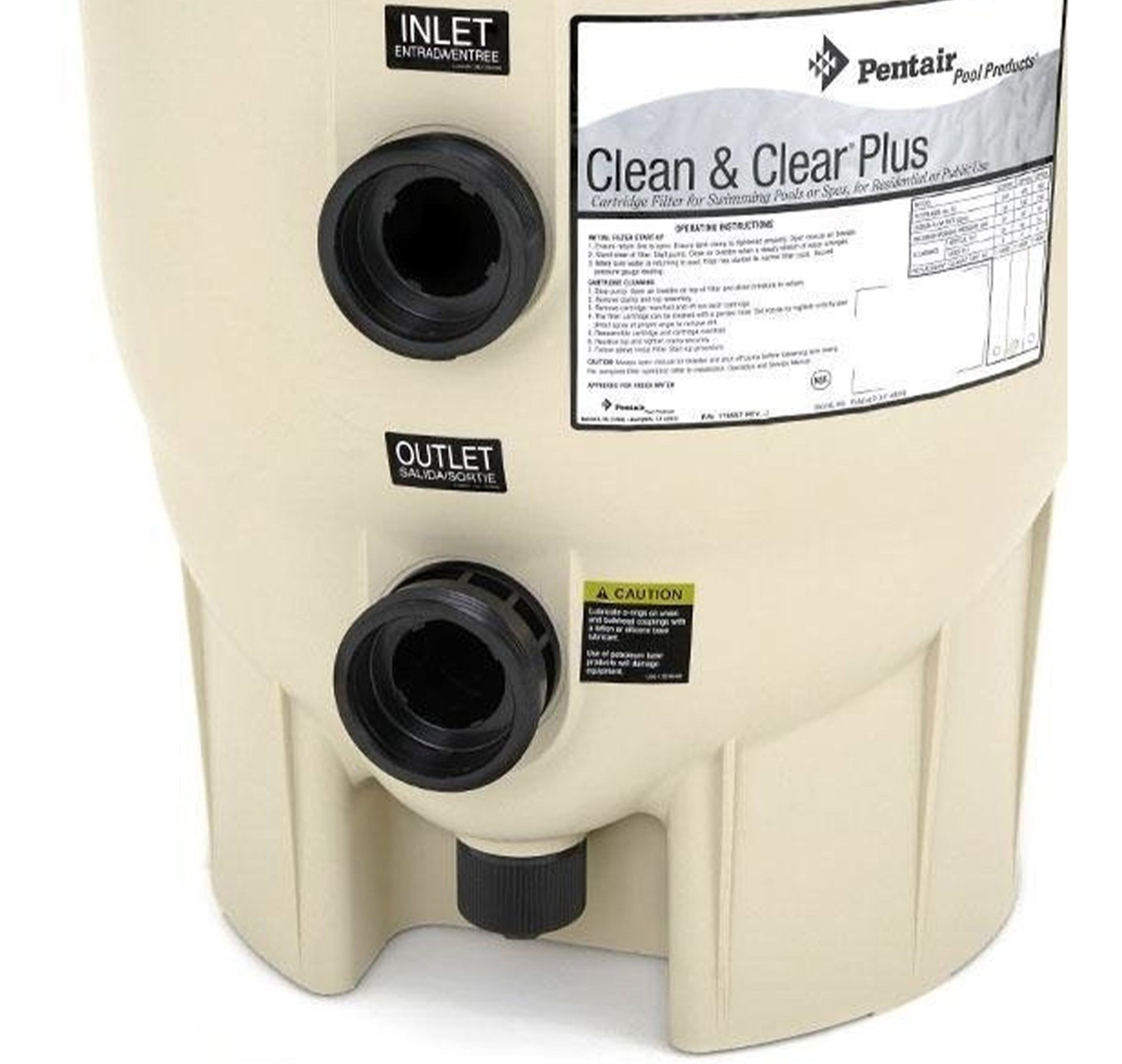 Pentair Clean and Clear Plus CCP420 Cartridge 420 sq. ft. In Ground Pool Filter - interpools