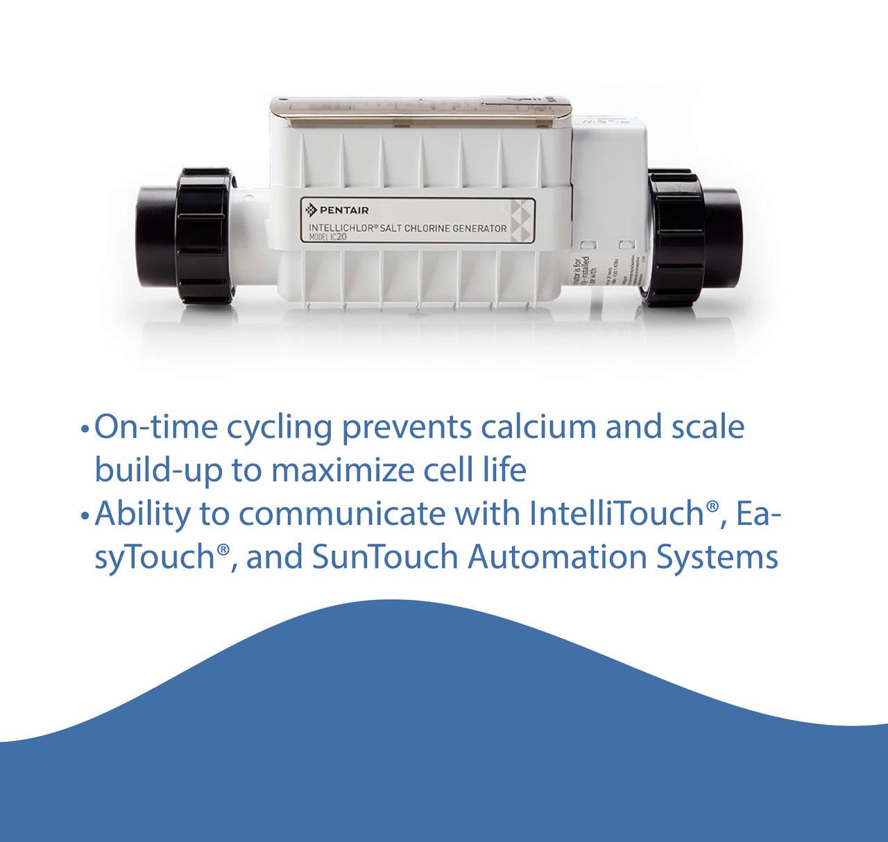 Pentair IntelliChlor IC20 Salt Cell System In Ground - interpools