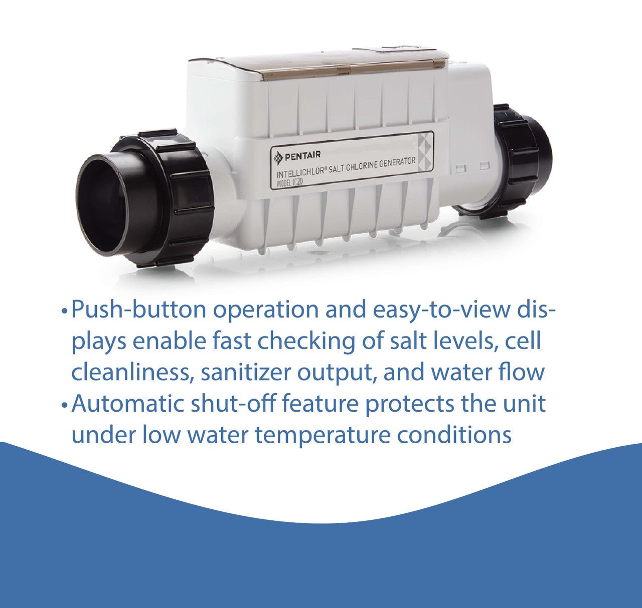 Pentair IntelliChlor IC20 Salt Cell System In Ground - interpools