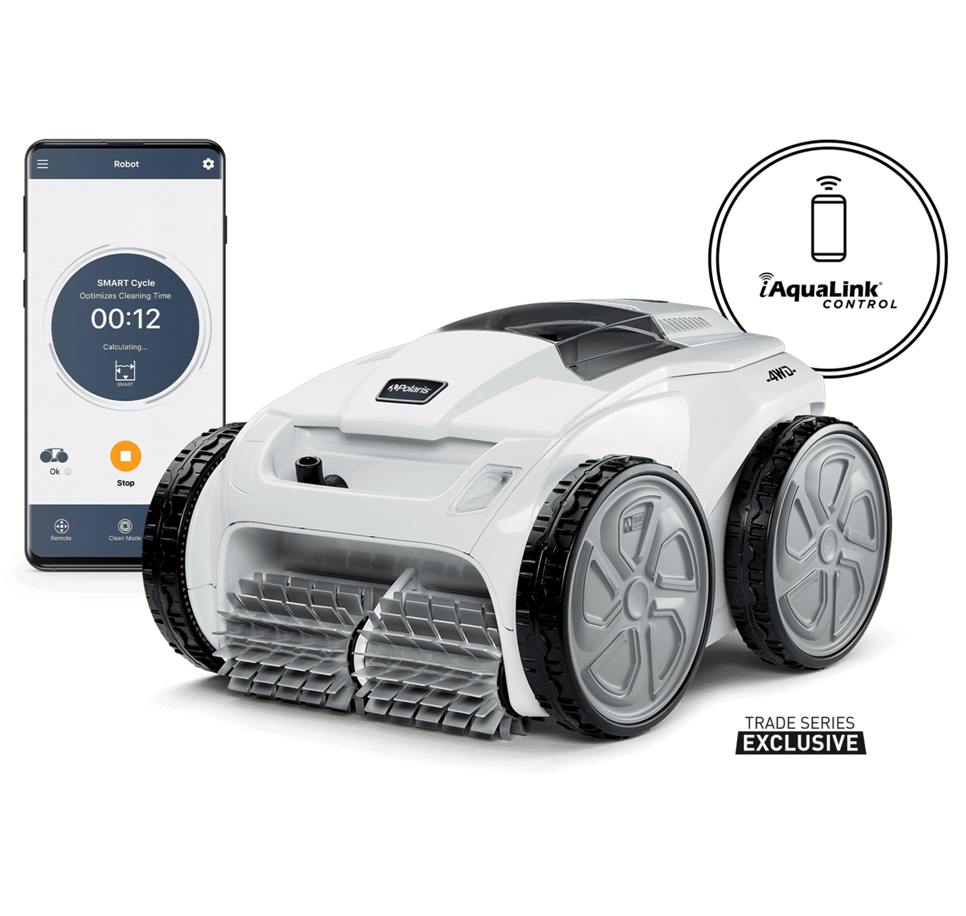 Polaris VRXiQ Robotic Pool Cleaner - interpools