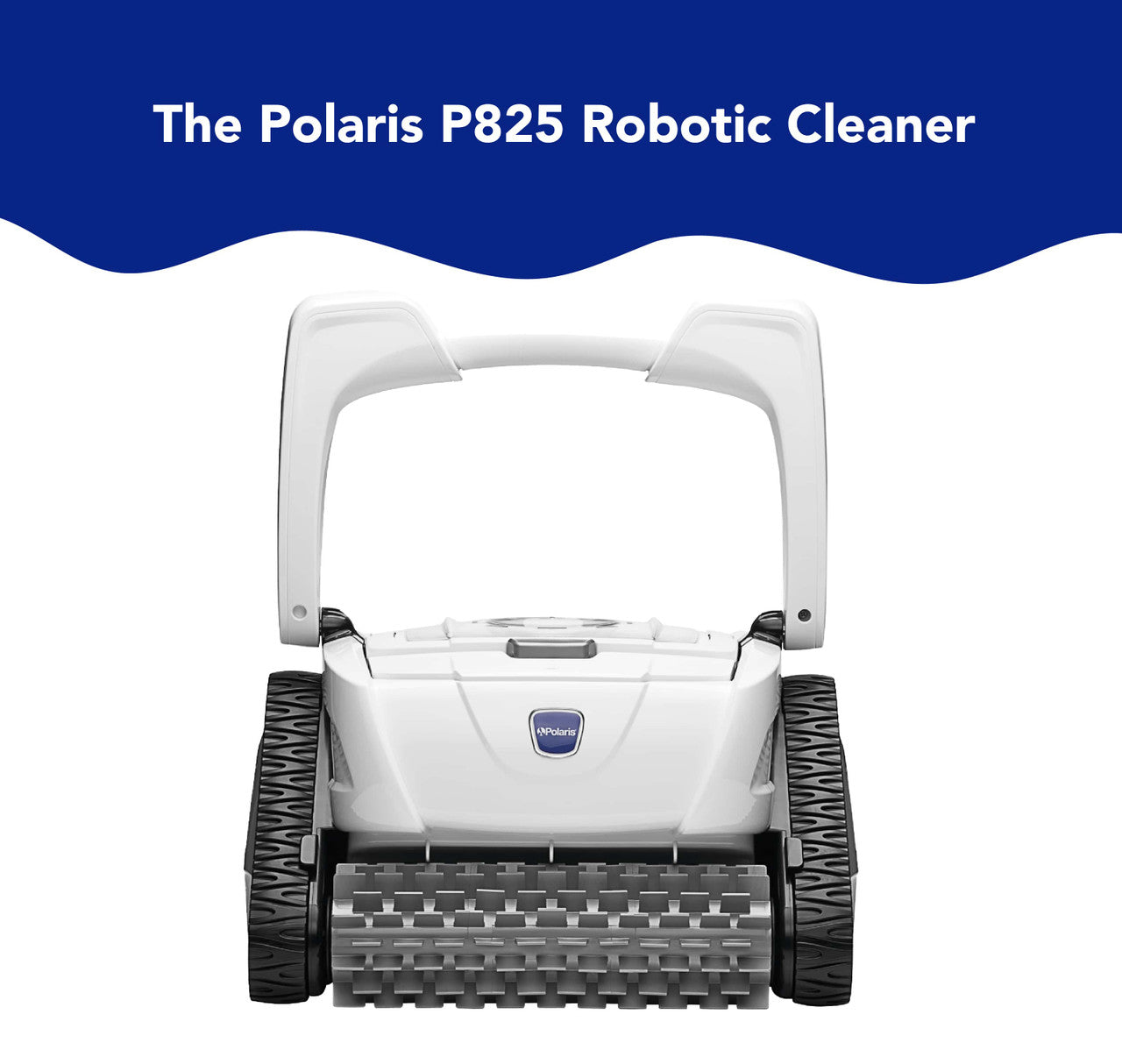 Polaris P825 Robotic In Ground Pool Cleaner with Caddy