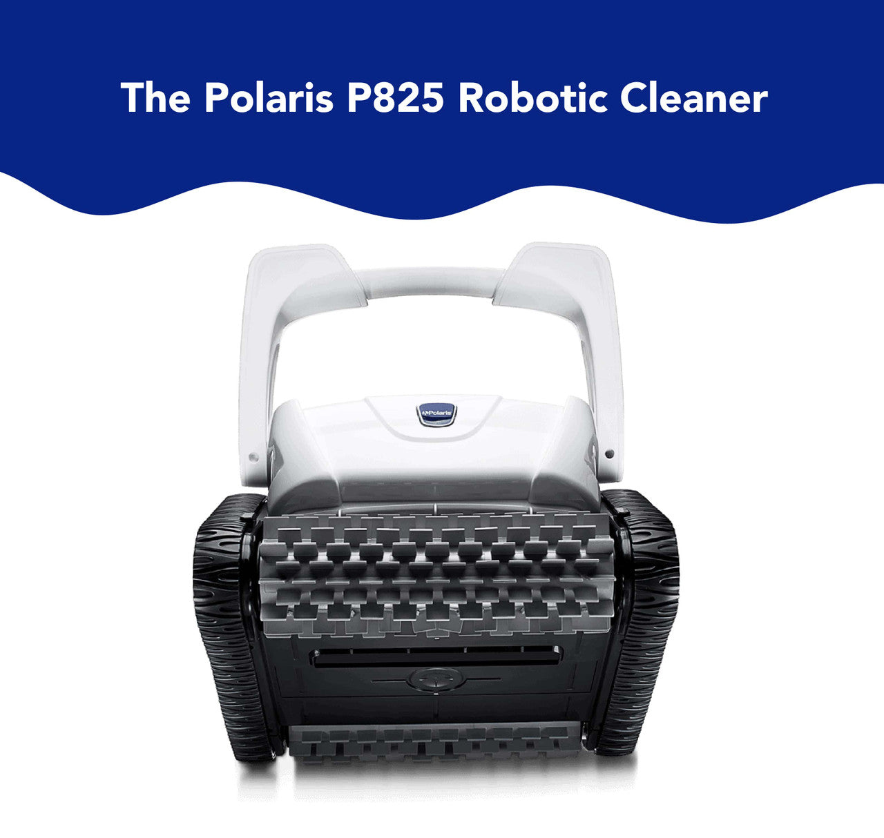 Polaris P825 Robotic In Ground Pool Cleaner with Caddy