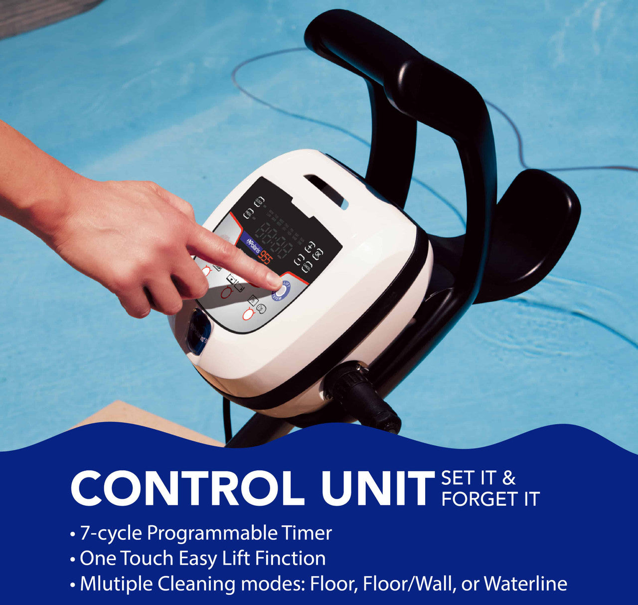 Polaris P955 4WD Robotic Pool Cleaner with Remote