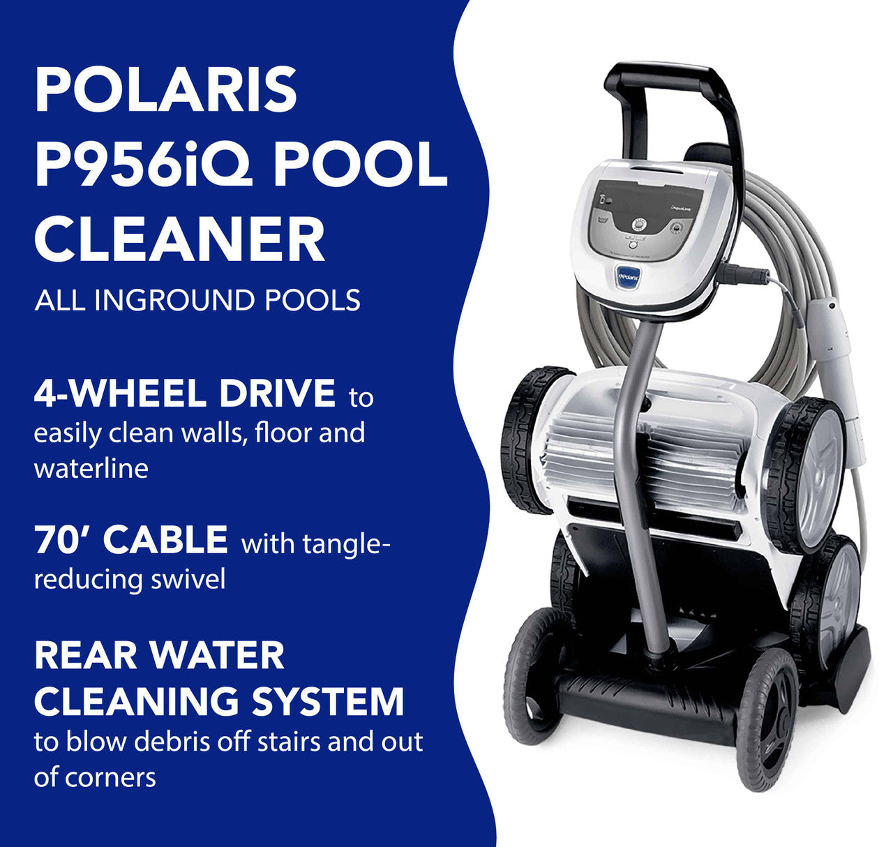 Polaris P965iQ 4WD Robotic Pool Cleaner