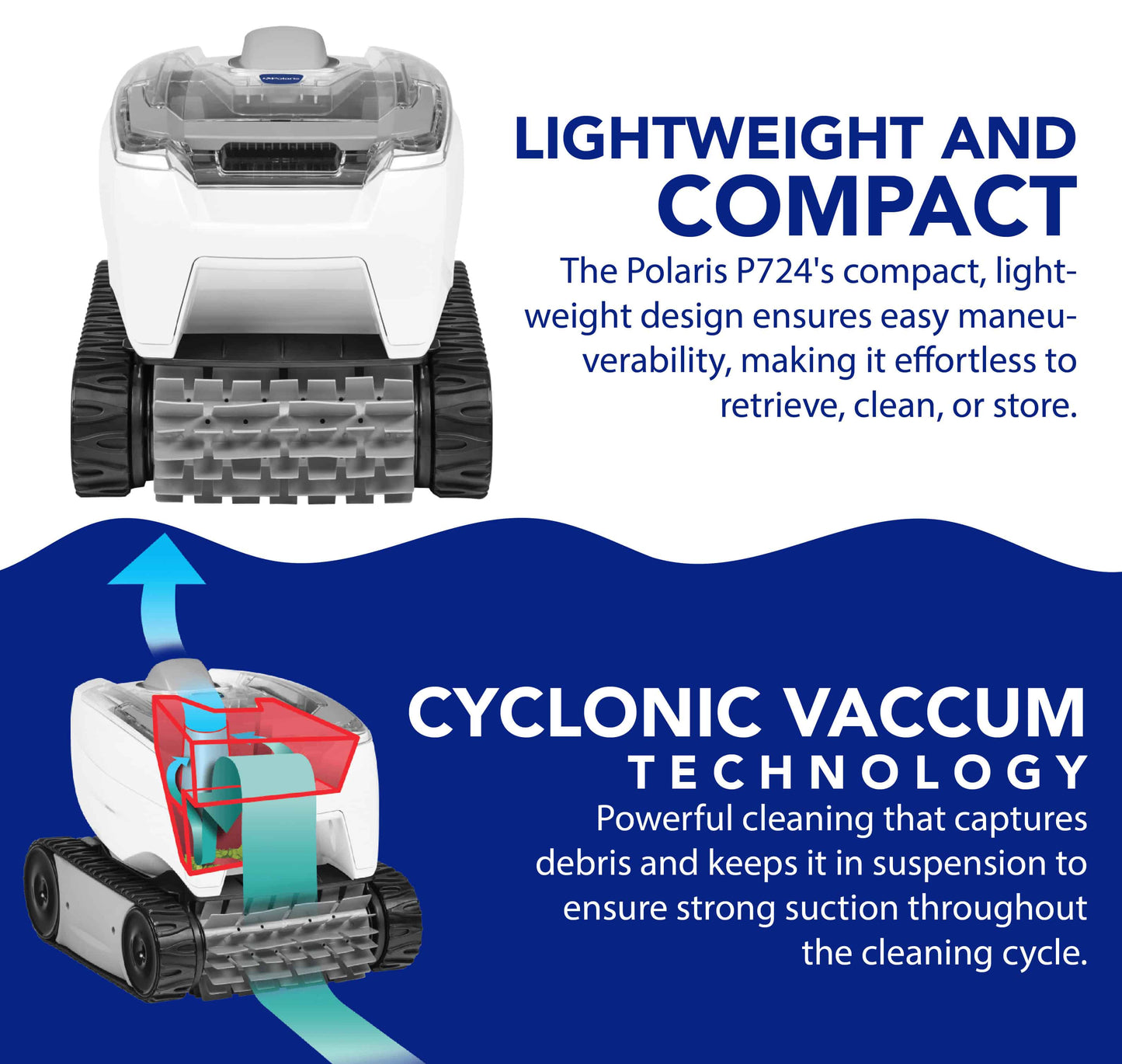 Polaris P724 Robotic In Ground Pool Cleaner