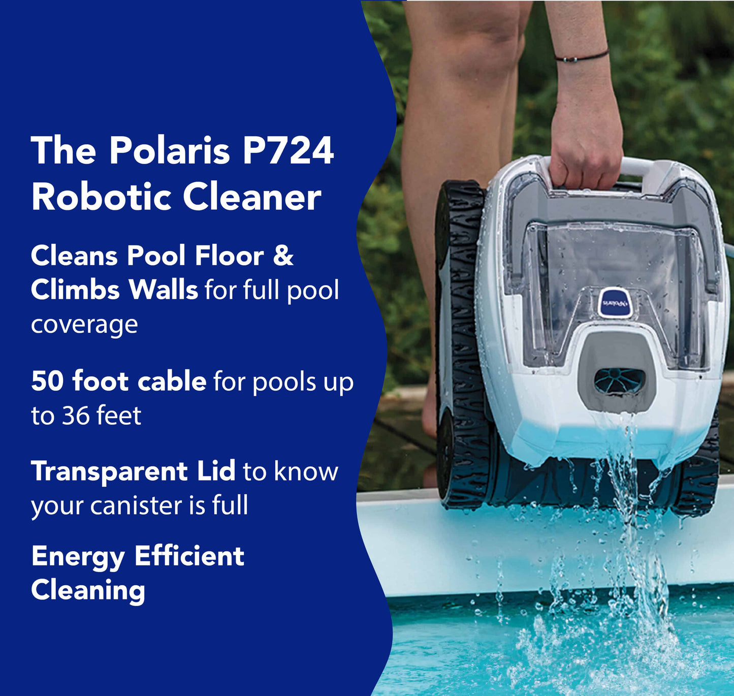 Polaris P724 Robotic In Ground Pool Cleaner