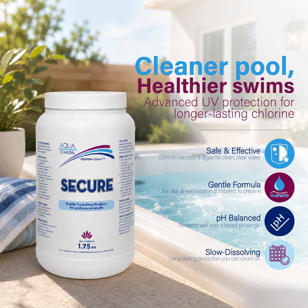 Pool Stabilizer 1.75KG - International Pool & Spa