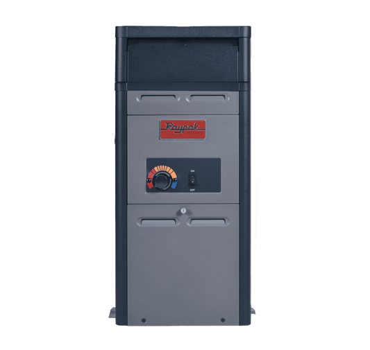 RayPak 156A Electronic 150,000 BTU Natural Gas Heater - interpools