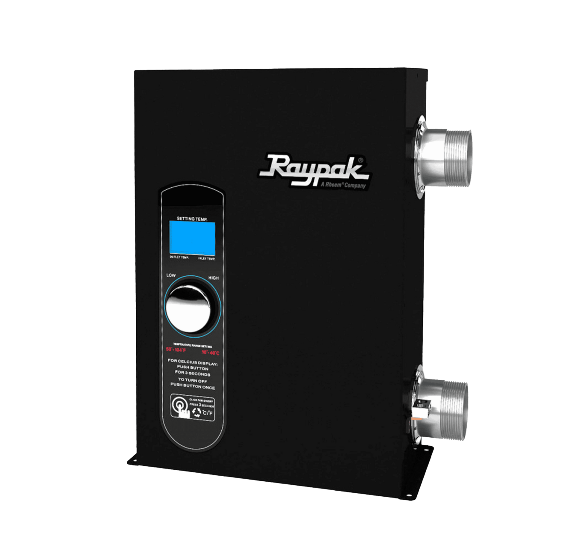 Raypak 18 KW Digital Pool and Spa Heater - interpools
