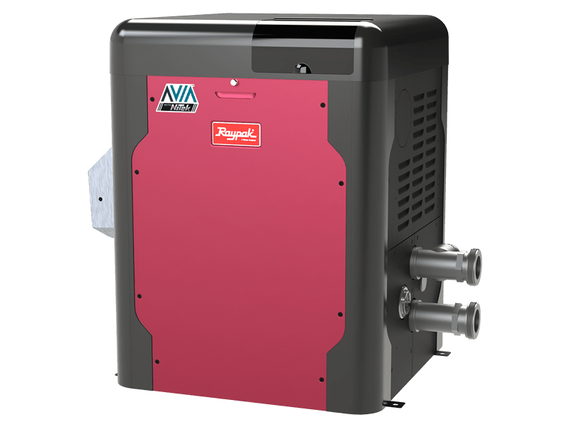 Raypak Avia HD w/ Nitek, 404A Electronic Low NOx Natural Gas Heater - International Pool & Spa