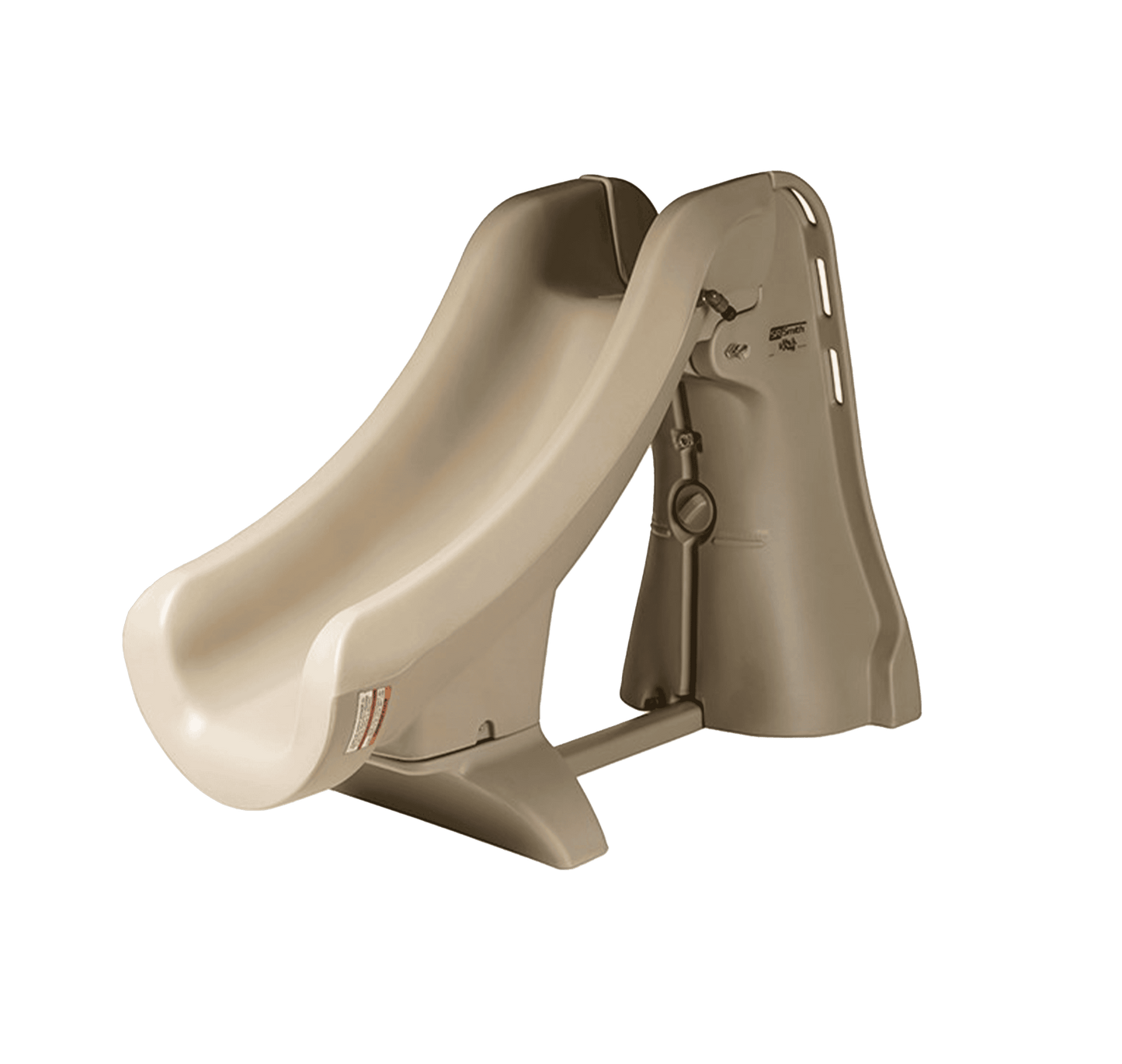 S.R. Smith SlideAway Safe Removable Inground Pool Slide (Taupe) - interpools