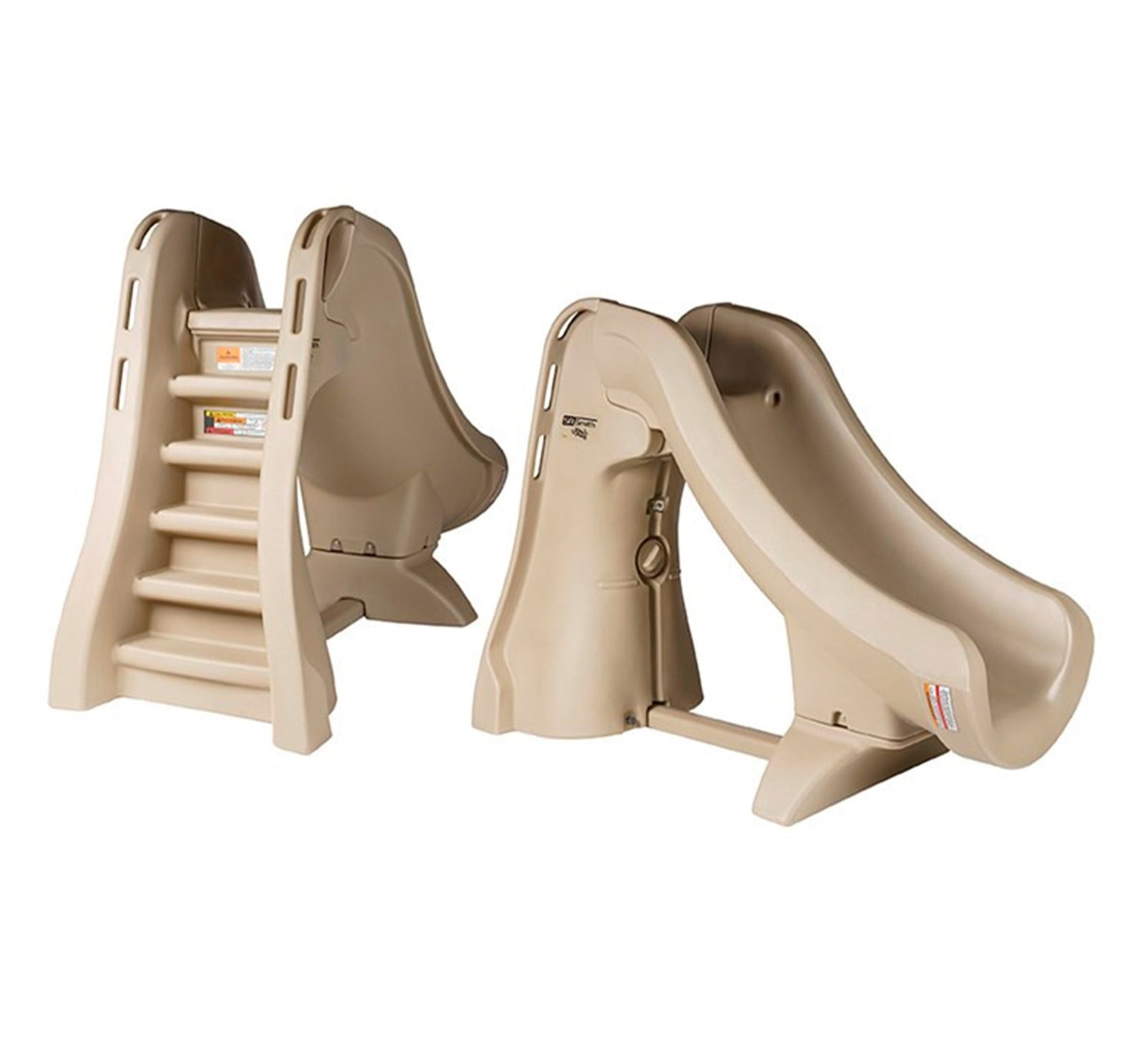 S.R. Smith SlideAway Safe Removable Inground Pool Slide (Taupe) - interpools