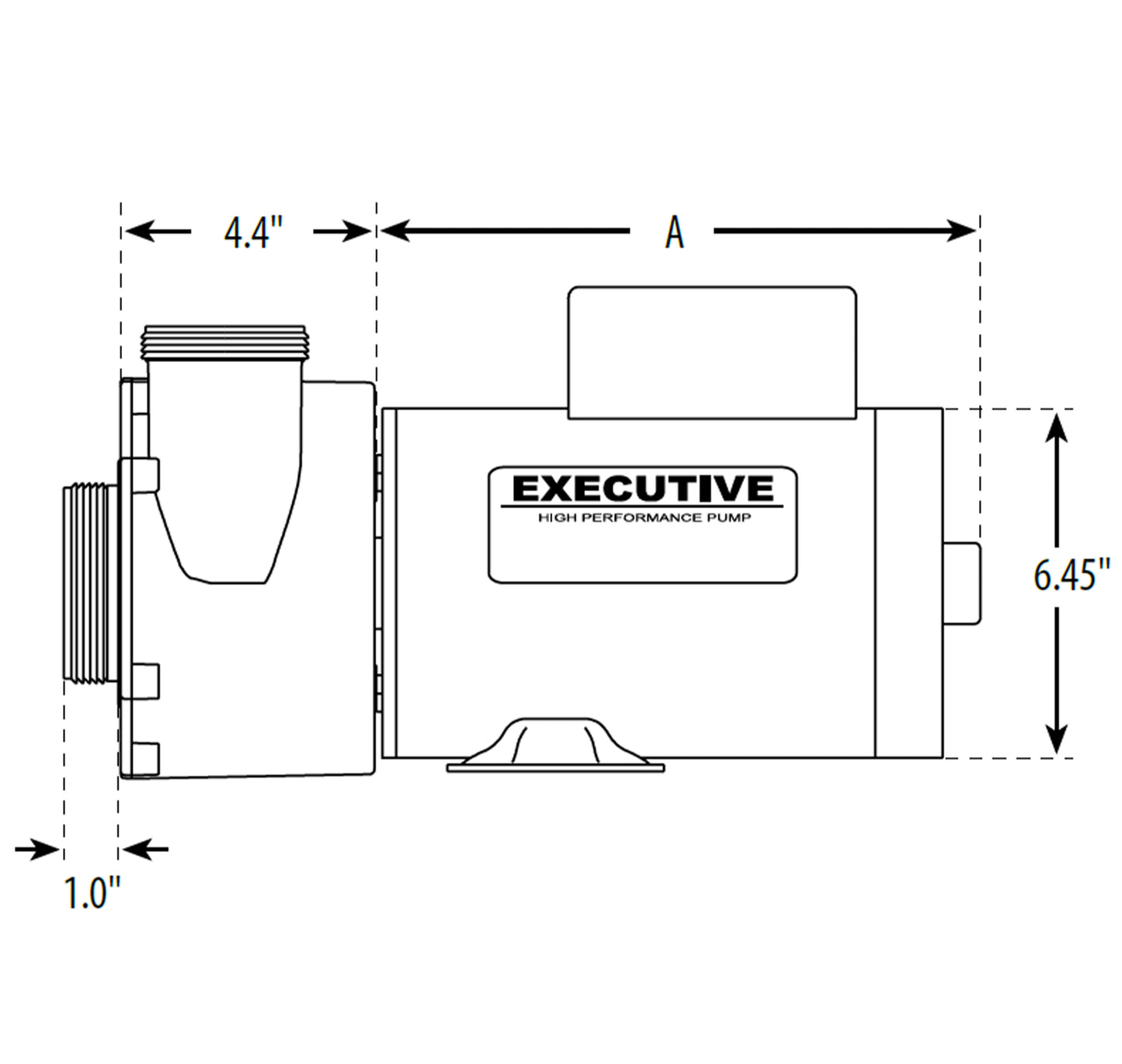 Waterway Executive 56- Frame, 3 HP 2 Speed Pump