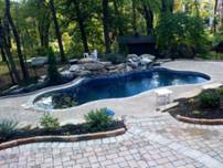 Image of In-ground Fiberglass Pool With Equipment in Thorn Hill